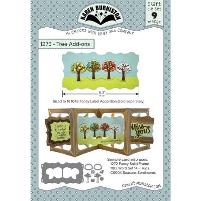 Karen Burniston Cutting Dies - Tree Add-ons